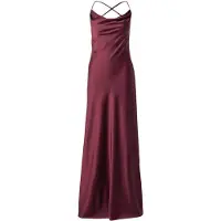 Vera Mont Abendkleid mit Wasserfallausschnitt in Wild Ruby | Gr.: 44