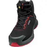 Uvex 1 x-craft Sicherheitsschuh Stiefel S3L, schwarz/rot schwarz/rot 36 - 6804236 - schwarz/rot
