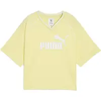 Puma Damen ESS Relaxed Cropped Football Jersey Trikots, Gold Moon, XS EU