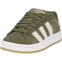 Adidas Sneaker ORIGINALS "CAMPUS 00S KIDS", Kinder, Gr. 38, weiß (medium schwarz khaki, sanftes weiß, cloud weiß), Leder, Schuhe Sneaker, für Kinder & Jugendliche