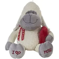 Creaciones Llopis Stofftier Amour 38 cm Schaf Herz