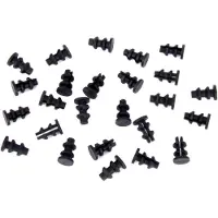 Sram Frame Plug Tacklebox Refill 25 Einheiten Stopper Schwarz 5.7-6.0 mm Schwarz 5.7-6.0 mm