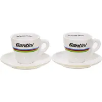 Santini Uci World Champion Espresso Tasse Durchsichtig Durchsichtig One Size