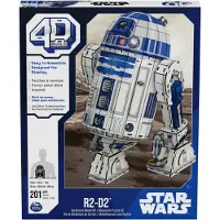 Spin Master 4D Build - Star Wars R2-D2 - detailreiches 3D-Puzzle, 201 Teile, ab 12 Jahren, Bausatz, 12 Jahr(e), 201 Stück(e), 726 g