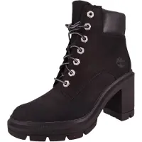 Timberland Schnürstiefelette "ALLINGTON HEIGHTSMID LACE UP BOOT", Damen, Gr. 42, schwarz, Leder, Synthetik, Schuhe Schnürstiefelette, Winterschuhe, Winterstiefel, Schnürboots, Winterboots