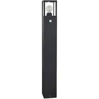 LUCANDE Wegeleuchte Klemens, 90 cm, Sensor, anthrazit, E27