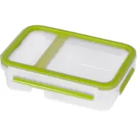EMSA CLIP & GO Yoghurtbox 0,6 L, 0,6 l, Transparent, Polypropylen (PP), Thermoplastisches Elastomer (TPE), Deutschland, 135 mm, 195 mm