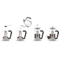 Bialetti French Press Smart 1000 ml schwarz