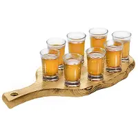 Kesper Schnapsglasträger Set, 9-teilig, Ideal zur Halterung von Schluckgläsern, 1 Set