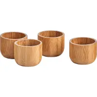Zeller Eierbecher-Set, 4-teilig, Nachhaltige Becher für das Frühstücksei, 1 Set