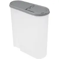 Keeeper Jean, Arbeitsplatten-Futterspender, 2,6 l, Grau, Transparent, Kunststoff, Getreide, Nuss, Europa