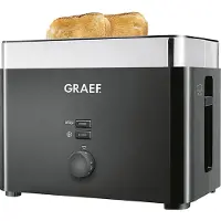 Graef TO 62 2-Scheiben Toaster Schwarz