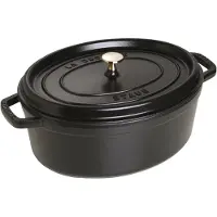 Staub 40509-322-0, 6,7 l, Schwarz, Eisenguss, Emaille, Frankreich, 33 cm