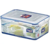 Lock & Lock Vorratsdose Lock&Lock 2,3L, Gefrierdosen mit Silikondichtung, stapelbare Brotzeitdosen, Snackbox 23x16,5x9,5cm