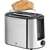 WMF Bueno Pro, 2 Scheibe(n), Schwarz, Silber, Edelstahl, Niveau, Drehregler, 870 W, 220 - 240 V