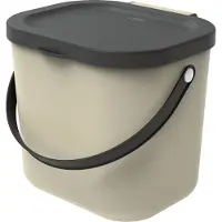 Rotho Albula, 6 l, Rechteckig, Kunststoff, Cappuccino, Manuell, Kunststoff