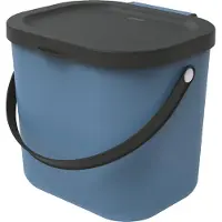 Rotho Albula, 6 l, Rechteckig, Kunststoff, Blau, Manuell, Kunststoff