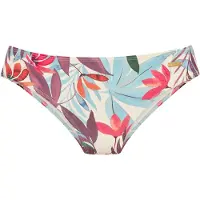 LASCANA Bikini-Hose "Imani", Damen, Gr. 36, N-Gr, creme bedruckt, Recycling-Polyamid, bedruckt, Badehosen Bikini-Hose, mit sommerlichem Blätterprint, Topseller