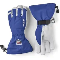 Hestra - Army Leather Heli Ski 5 Finger - Handschuhe Gr 6 blau