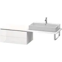 Duravit Konsolenunterschrank L-CUBE 400x820x547mm schwarz hochglanz