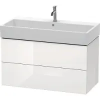 Duravit Waschtischunterbau L-CUBE 544x984x459mm weiss hochglanz