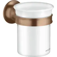 Hansgrohe AXOR Montreux Zahnputzbecher, 42134310, Farbe: Brushed Red Gold