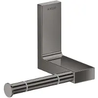 Hansgrohe AXOR UNIVERSAL Rectangular Toilettenpapierhalter, Metall, einzeln, 42656330, Farbe: Polished Black Chrome