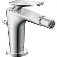 Hansgrohe AXOR Citterio C Einhebel-Bidetmischer, mit Zugstangen-Ablaufgarnitur, 49210000, Farbe: Chrom