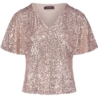Vera Mont Blusenshirt kurzarm in Cream/Gold | Gr.: 48