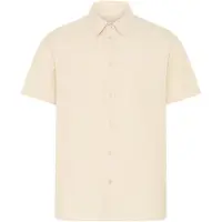 !Solid Leinenhemd SOLID "Leinenhemd SDLitje", Herren, Gr. M, N-Gr, beige (oatmeal), Obermaterial: 80% Baumwolle CO. 20% Leinen LI., Hemden Leinenhemd
