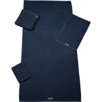 Ross Saunatuch "SELECTION", blau (nachtblau), B:80cm L:200cm, Frottier, Obermaterial: 100% Baumwolle, Handtücher, Saunatuch, Aus Bio-Baumwolle