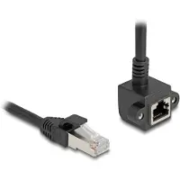 DeLOCK 81098, 2 m, Cat6, F/UTP (FTP), RJ-45, RJ-45, Schwarz