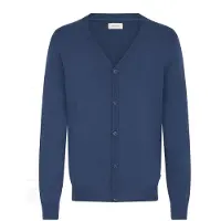 Blend Strickjacke "Strickjacke BHDan", Herren, Gr. S, blau (marineblaus), Obermaterial: 70% Viskose CV. 30% Nylon NY., Strickjacken Strickjacke