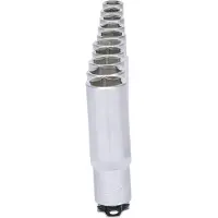 Ks Tools 917.0615, Steckschlüssel-Satz, 1/2", 10 Kopf/Köpfe, Chrom-Vanadium-Stahl, DIN 3120, ISO 1174, DIN 3124, ISO 2725, 1,5 kg