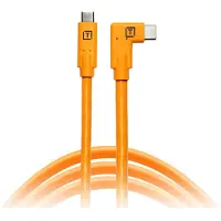 Tether Tools TetherPro USB-C naar USB-C Right Angle 4.6m kabel Oranje