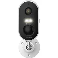 Beafon Safer 2L, IP-Sicherheitskamera, Draußen, Kabellos, Amazon Alexa & Google Assistant, Wand, Schwarz, Weiß