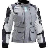 Leatt ADV MultiTour 5.5 Women Iron Dunkelgrau Hellgrau Damen Textiljacke Größe M