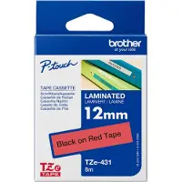 Brother TZE-431, Schwarz auf rot, TZe, Philippinen, 5 Jahr(e), , 1,2 cm