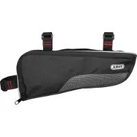 ABUS Fahrradtasche Basico ST 5200 - Rahmentasche mit Klettbandverschluss - 255 mm x 65 mm - 1,2 Liter Fassungsvermögen