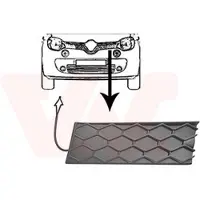 VAN WEZEL Kühlergitter ** Equipart ** 4368511