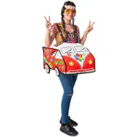 MOM Hippie-van Damenkostüm