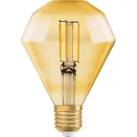 Osram LED-Lampe E27 4W Vintage Diamond 824 gold