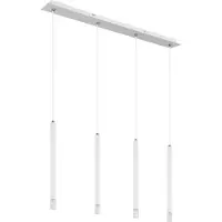 Globo 15629W-4 RYAN Hängeleuchte Metall weiß matt, 4x G9 LED