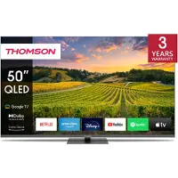 Thomson 50QG5C14, 127 cm (50"), 3840 x 2160 Pixel, QLED, Smart-TV, WLAN, Grau