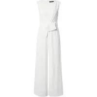 Vera Mont Jumpsuit "Jumpsuit mit weitem Bein", Damen, Gr. 38, EURO, weiß (rohweiß), Obermaterial: 95% Polyester PES. 5% Elasthan EL., Overalls Jumpsuit