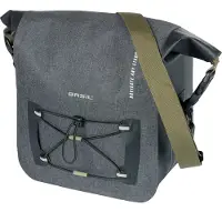 Basil Lenkertasche Navigator Storm KF sw, 27x24x15cm,10-11 ltr, KF-Adapterpl.