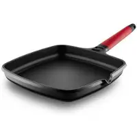Castey Induktionsgrill Mit Abnehmbarem Griff 27x27 Cm