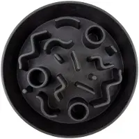 District 70 Bamboo - Anti-Schling-Napf für Hunde - Dunkelgrau - 28 cm