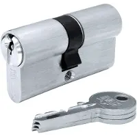 Ifam F5s30nc 30+ Nickel Profilzylinder Mit 3 Kurzen Schlüsseln 60 Mm 30 Mm