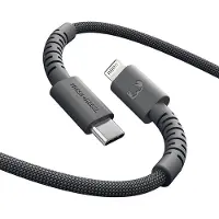 Fresh 'n Rebel 00231904, 0,7 m, Lightning, USB C, Männlich, Männlich, Grau